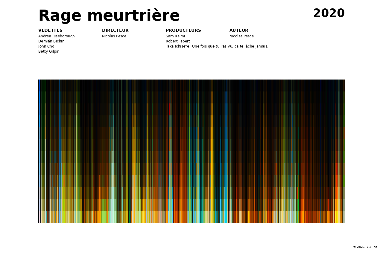 Aperçu de l’affiche pour Rage meurtrière